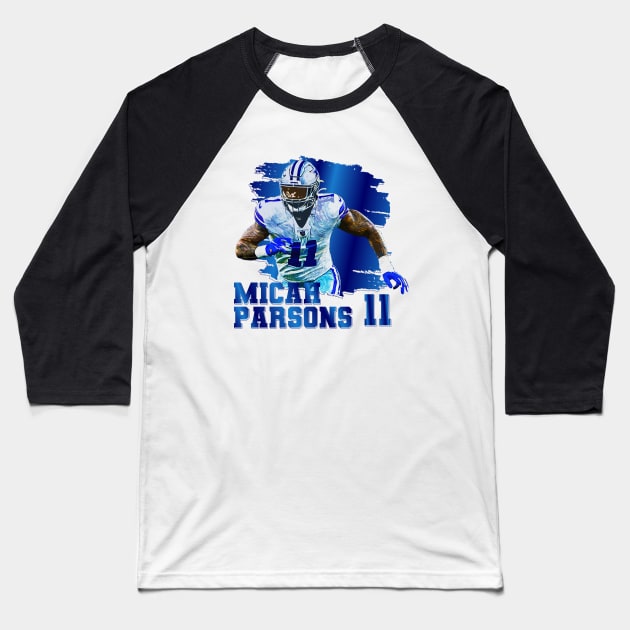 Micah parsons || dallas cowboys || 11 Baseball T-Shirt by Aloenalone